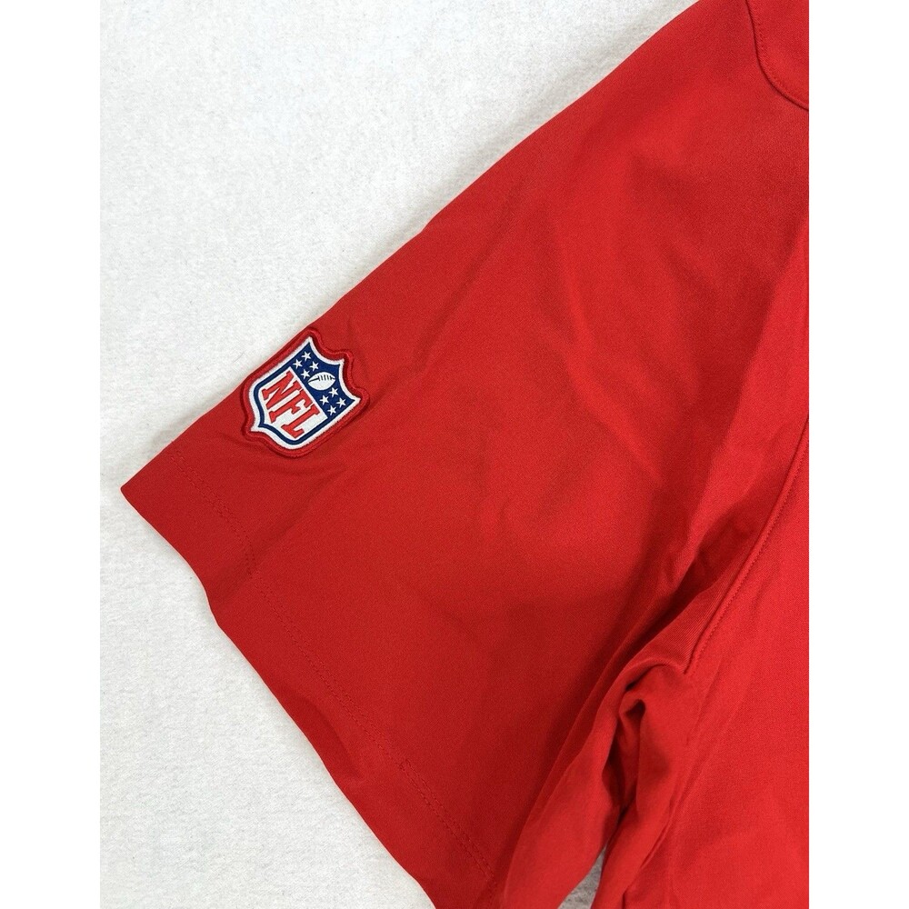 Nike Kansas City Chiefs NFL Dri-Fit Red On-Field Football Polo Shirt Mens XL - Picture 5 of 12